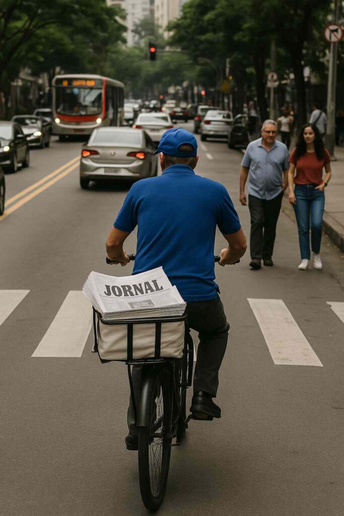 entrega de jornal entrega de jornal