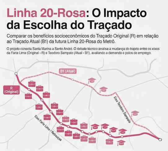 linha 20 rosa trajeto