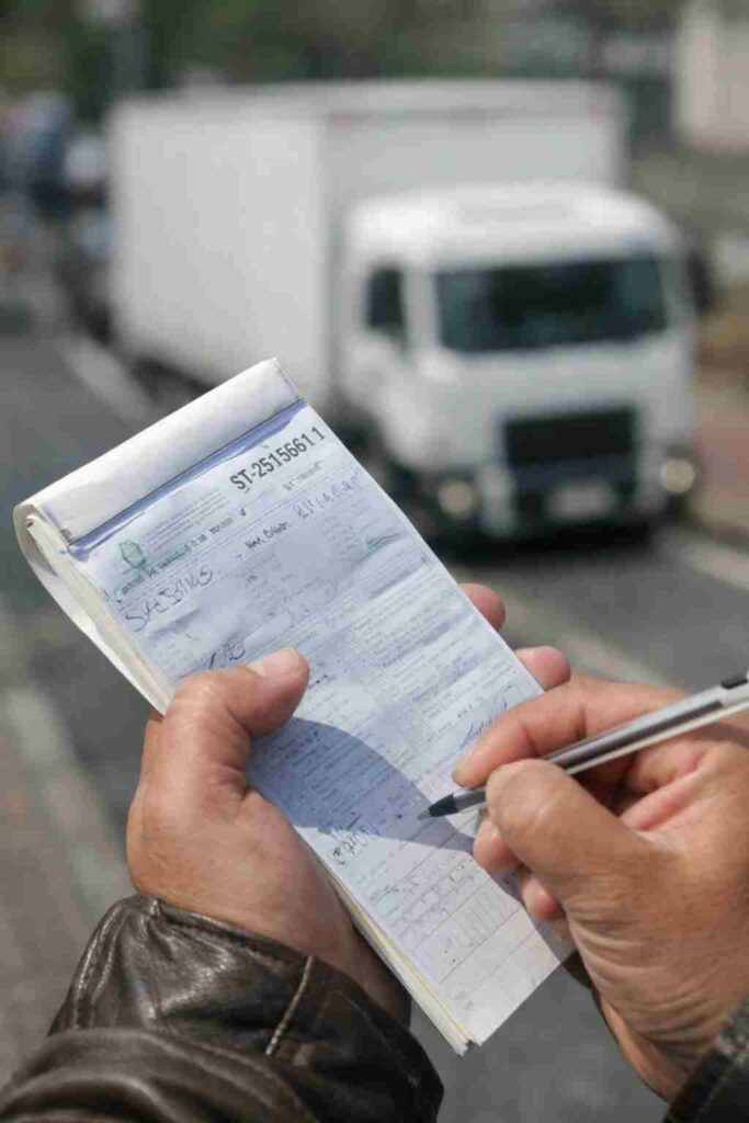 multa caminhão mudanca