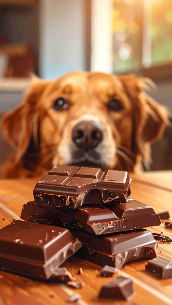 Chocolate um risco real para cães e gatos