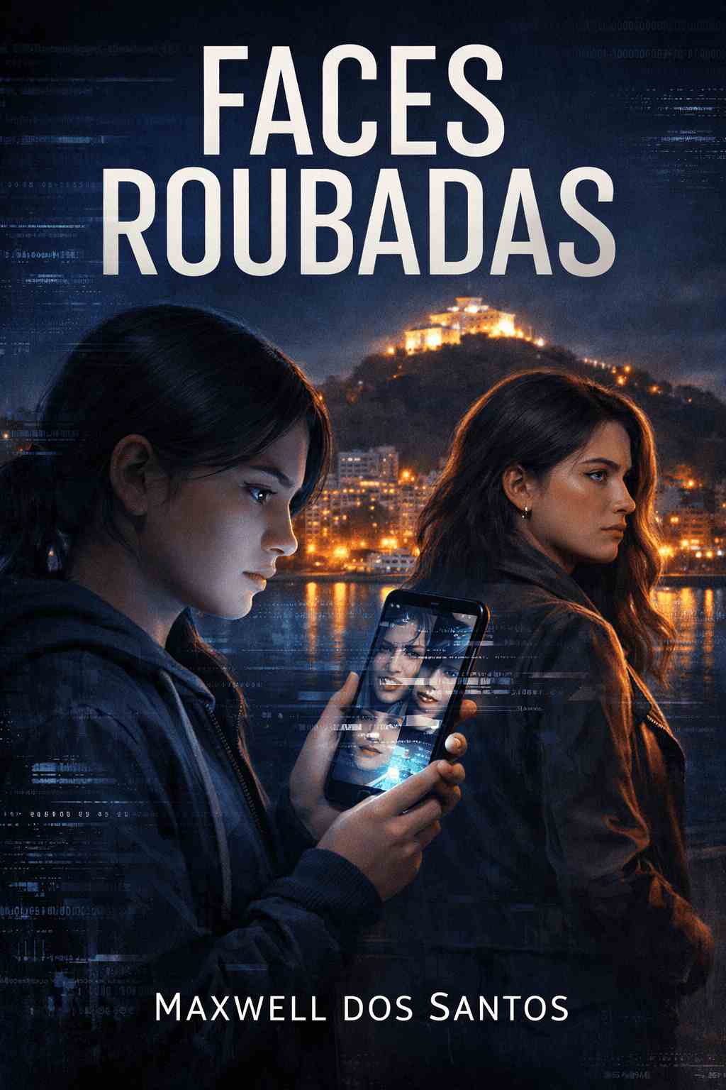 Capa do e-book Faces Roubadas, de Maxwell dos Santos
