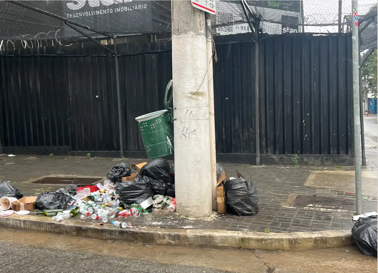 Imagem ilustrativa de problema de limpeza urbana