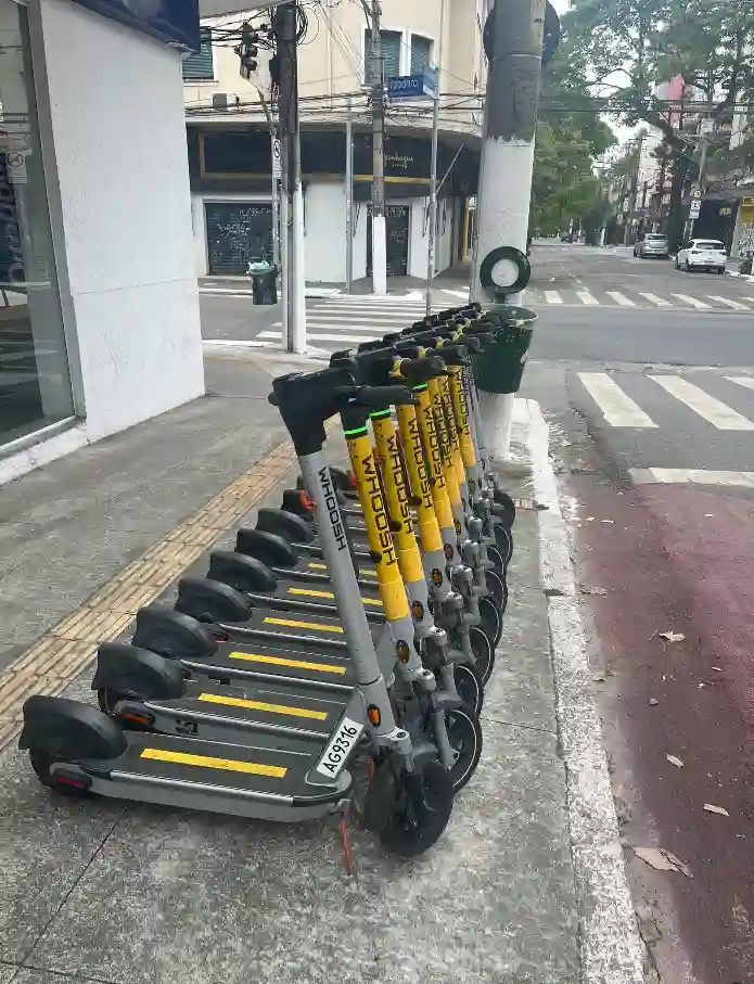 Patinetes elétricos de aluguel em São Paulo